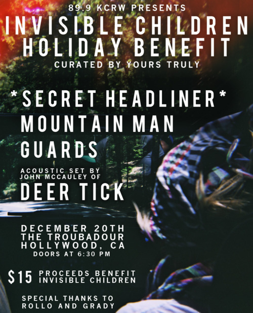 Invisible Children Holiday Benefit